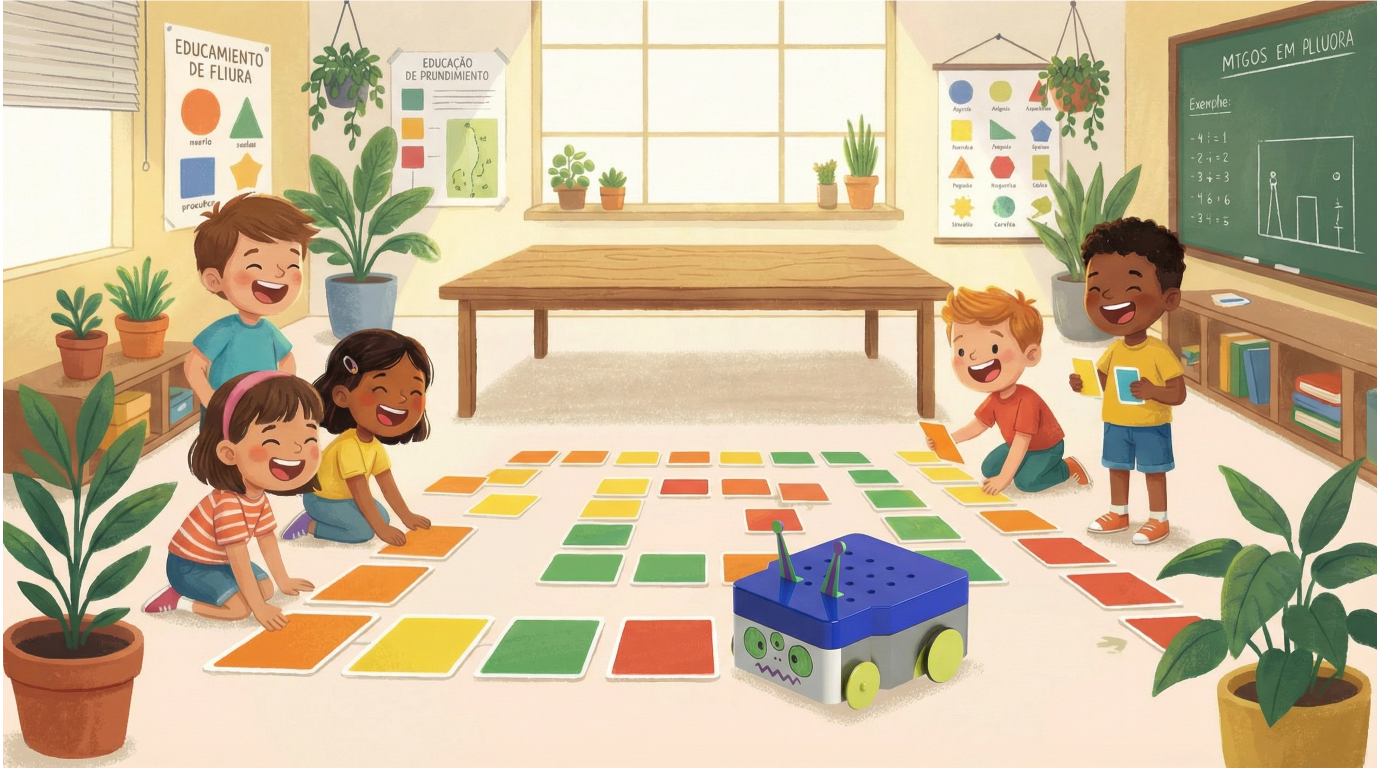 Sala de aula com Indi-Duino